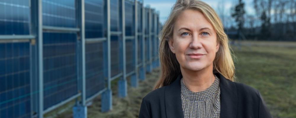 Anna Werner Svensk Solenergi. Pressbild: Svensk Solenergi