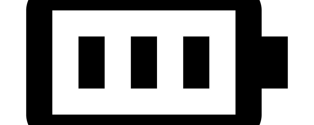 Illustration batteri. Illustration av:  Boxicons / Unsplash