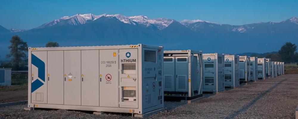 Renalfa IPP:s batterilagringssystem på 25 MW/55 MWh i staden Razlog i sydvästra Bulgarien. FOTO: Renalfa