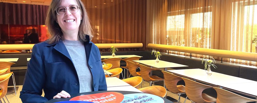 Elin Rickardsson, mässansvarig för Elmia Solar. 
Foto: Elmia Solar