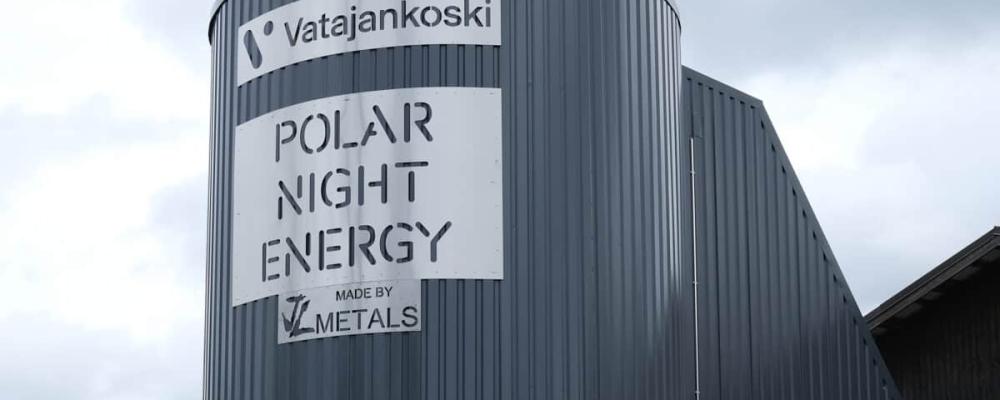 Finländska sandbatterier. Foto: Fingrid