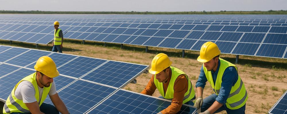 Solenergi har i dag blivit billigare än någon annan energiform, inklusive landbaserad vind och fossila bränslen. Offshorevind är nu 53 procent billigare än fossilt, men solens prisfall är det mest dramatiska av alla. Illustration: AI-genererad bild. Ej ett fotografi.
Upphovsrätt © Conventus–