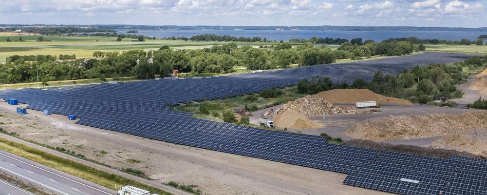 Ekens solcellspark. Ett tidigare av Alights solenergiprojekt. Foto: Alight