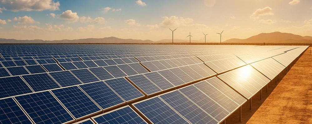 Samtidigt som industrins behov av el ökar, särskilt i samband med elektrifiering och vätgasproduktion, riktas stödsystemen allt mer mot storskaliga anläggningar snarare än privatpersoners investeringar i solpaneler. Bild: Upphovsrätt:  Illustration: AI-genererad bild. Ej ett fotografi.