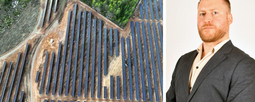 Solpark. Pressbild: Soltech Energy & Nordic Solar