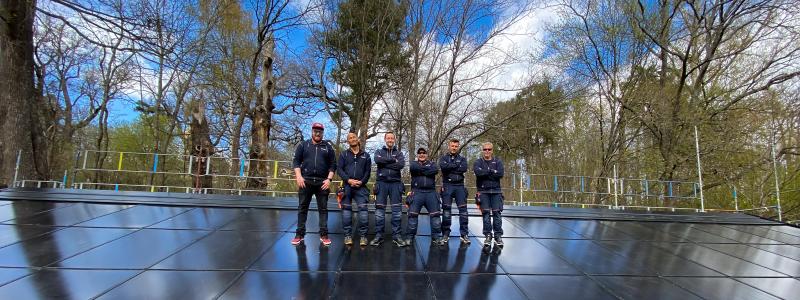 Smart Solar Roof Prefabricerat solcellstak Foto: Raymond Solar