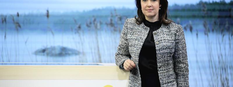 Janerik Henriksson/TT: Vattenfalls vd Anna Borg presenterar företagets delårsrapport. Arkivbild.