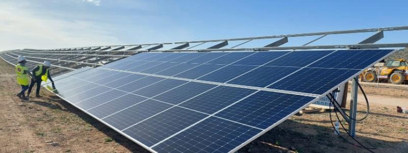 Peñarrubia-projektet, beläget mellan Yecla och Jumilla, levererar redan ren energi till över 25 000 hushåll per år och bidrar till att undvika utsläpp av 15 000 ton koldioxid. Foto: Iberdrola