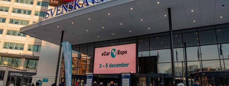 Samarbete Svensk Solenergi och eCarExpo på Svenska Mässan i Göteborg 2-4 december 2022. Foto: eCarExpo