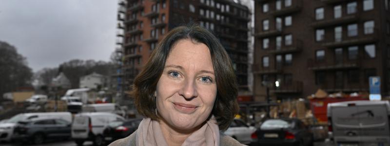Hanna Rüdel, ny VD för solhybridföretaget Samster. Foto: Tommy Holl