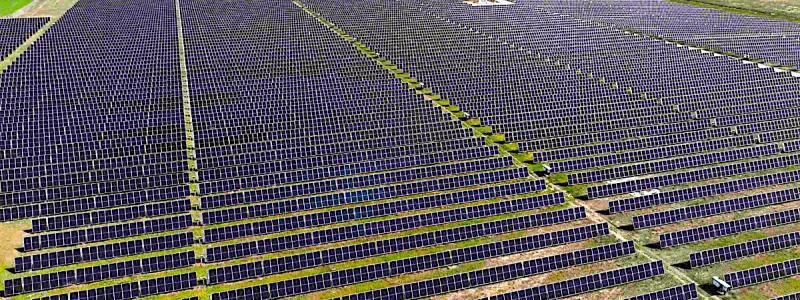 Planerad Amyntaio solenergipark. Bild: RWE