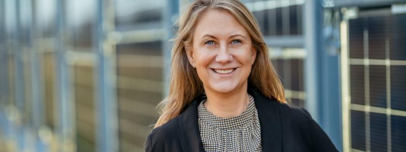 Anna Werner, vd för Svensk Solenergi.
Foto: Jann Lipka