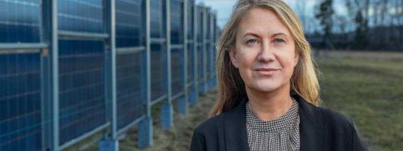 Anna Werner Svensk Solenergi. Pressbild: Svensk Solenergi