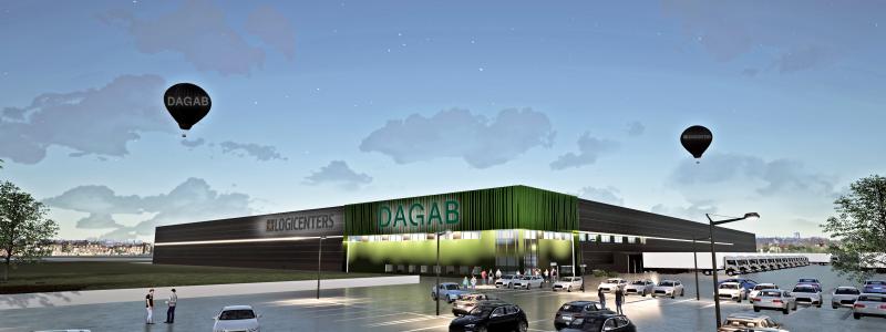 Logicenters nya anläggning i Landskrona. Foto: Logicenters
