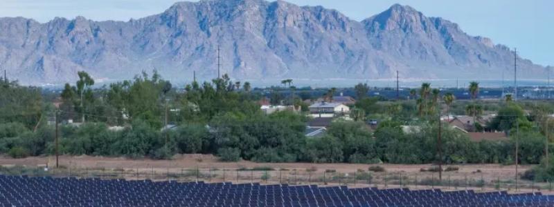 Ørsteds numera sålda Eleven Mile Solar Center i Mesa, Arizona. Foto: Ørsted