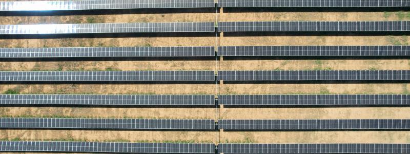 Solcellspark. Foto: Priamo Mendez / Unsplash