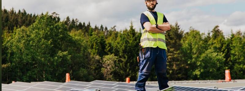 Ny solpanelskonfigurator gör projekteringen både enklare och mindre tidskrävande. Foto Weland stål