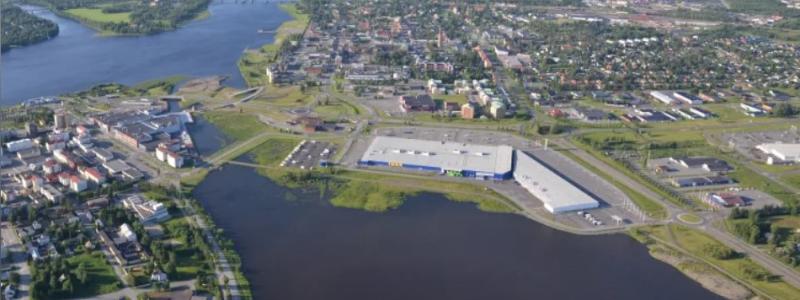Haparandas solcellspark kan bli störst i Norden och en av de största i Europa på cirka 900 hektar. Totalt rör det sig om en investering på cirka 1,5 miljarder kronor. Foto: Affärstidningen Näringsliv