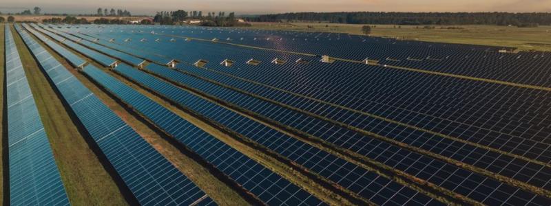 Svea Solars solpark i Sjöbo.Foto: Svea Solar
