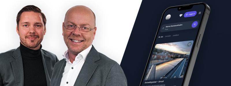 Fredric och Ove Känngård är grundarna bakom den nya jämförelse- och bokningstjänsten. Foto: Voltify
