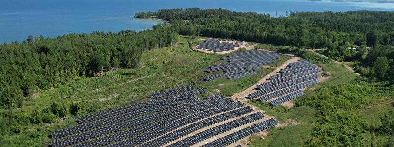 Solpark i Vadstena. Pressbild: Whelma