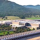 Illustration av planerat datacenter med solkraft och batterilagring i Kroatien. Bild: Pantheon Atlas LLC