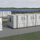 Energilagring för solpark i Fulham, Australien. Illustration: Wärtsilä