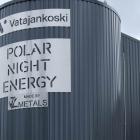 Finländska sandbatterier. Foto: Fingrid