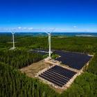Solparken i Hjo har driftsatts och slutbesiktigats med gott resultat. Pressbild: Windon