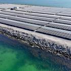 Solpark i anslutning till St1 Raffinaderi i Göteborg. Pressbild: St1 Sverige AB