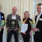 Vinnare Solenergi priset. Pressbild: Svensk Solenergi