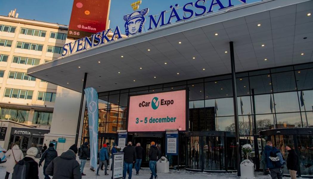 Samarbete Svensk Solenergi och eCarExpo på Svenska Mässan i Göteborg 2-4 december 2022. Foto: eCarExpo