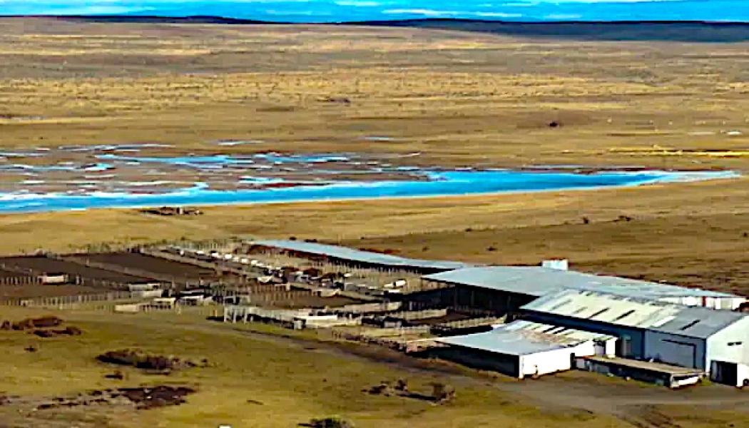 En datorgenererad visualisering av det nedlagda Energia Verde Austral-projektet i Cabo Negro. Bild: EDF

