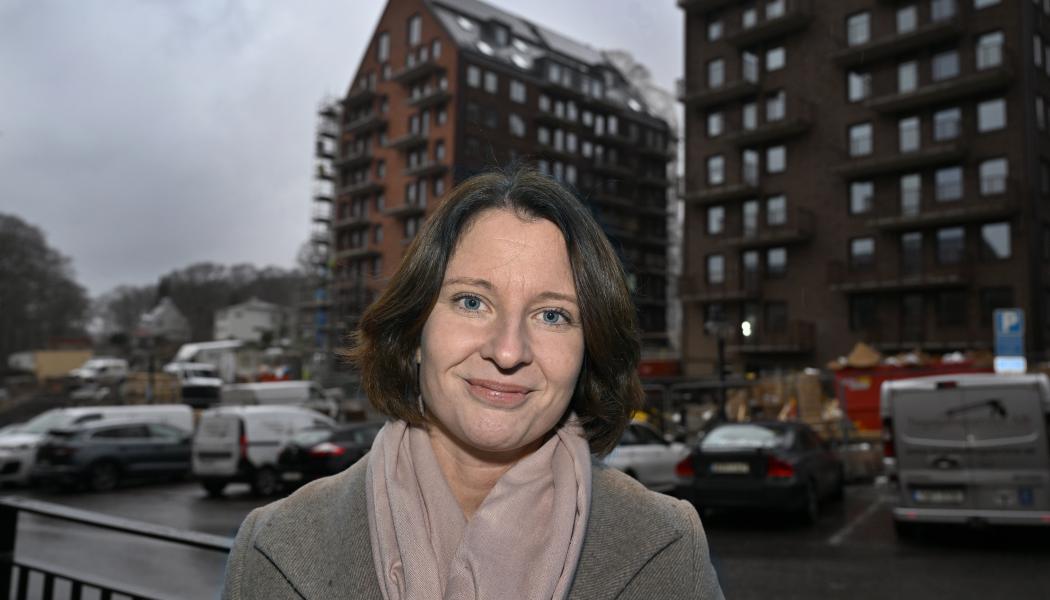 Hanna Rüdel, ny VD för solhybridföretaget Samster. Foto: Tommy Holl