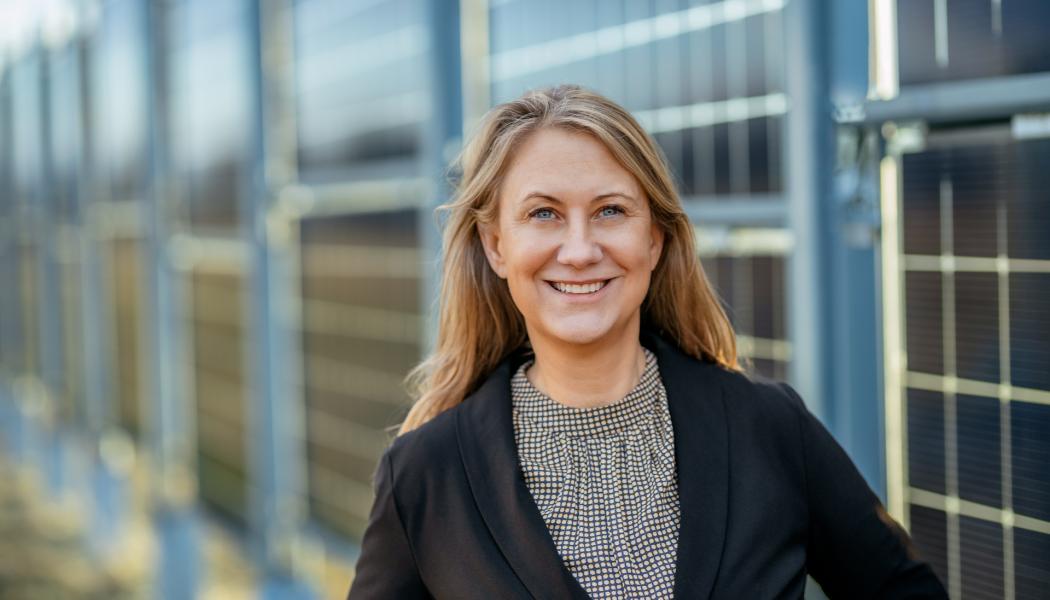 Anna Werner, vd för Svensk Solenergi.
Foto: Jann Lipka
