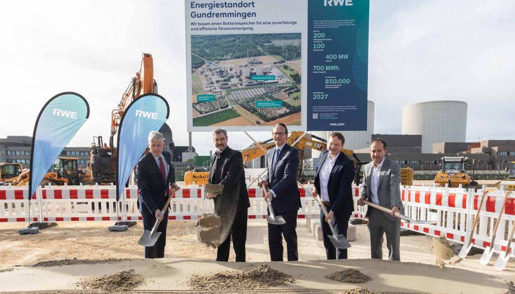 RWE satsar 230 miljoner euro på stort batterilager i Bayern