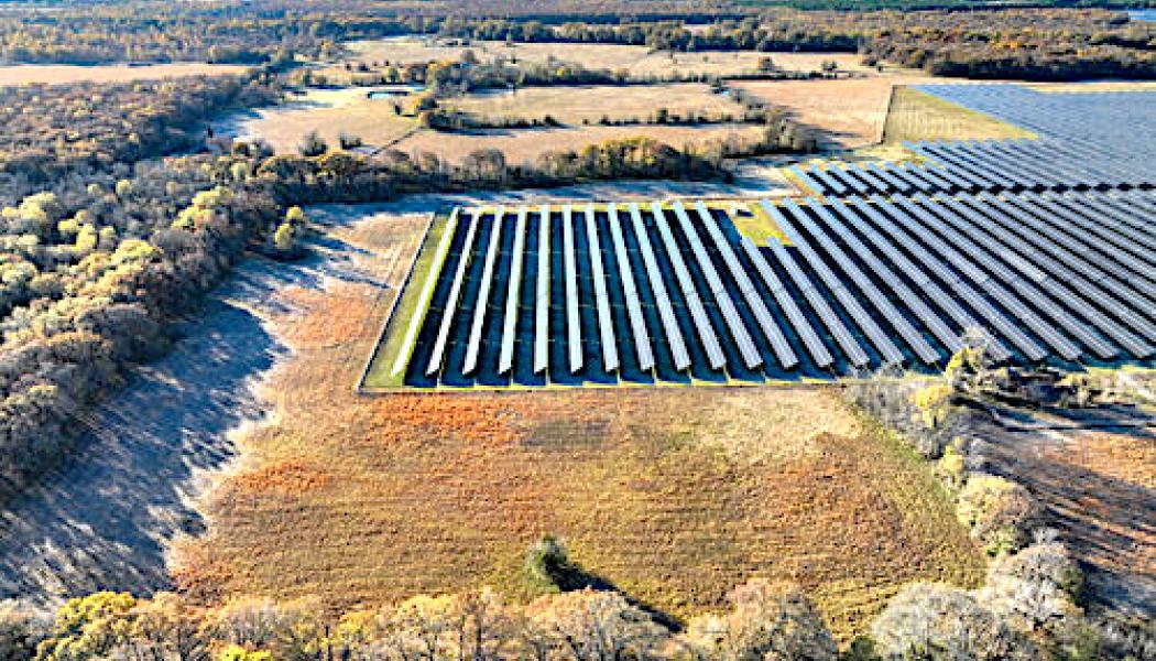 Solkraftsparken Delilah I Solar Energy Center i Lamar och Red River County, Texas. Foto: WEC Energy Group 