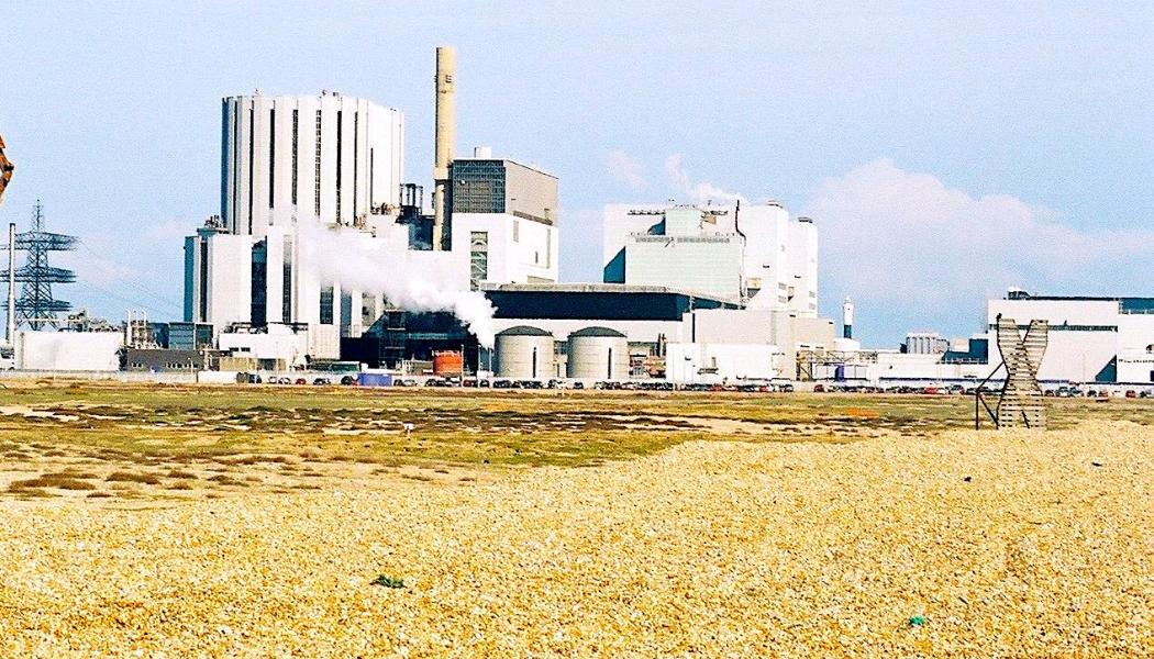 Vy över Dungeness biokraftverk i Kent, Storbritannien. Foto: Wikipedia Common. Kredit: Sandpiper

