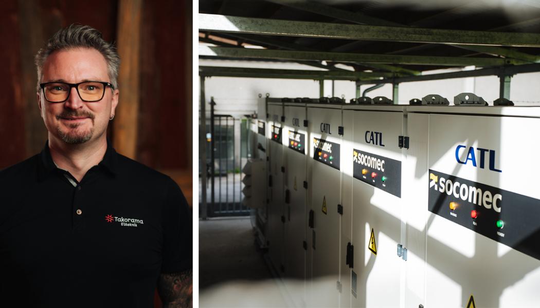 Mikael Johansson, vd på Takorama Elteknik. Pressbild: Takorama