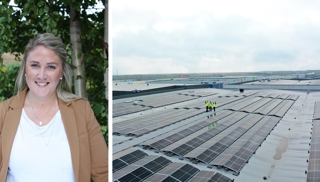  Elin Höglund, kommersiell chef på Soltech Energy Solutions. Foto: Soltech 