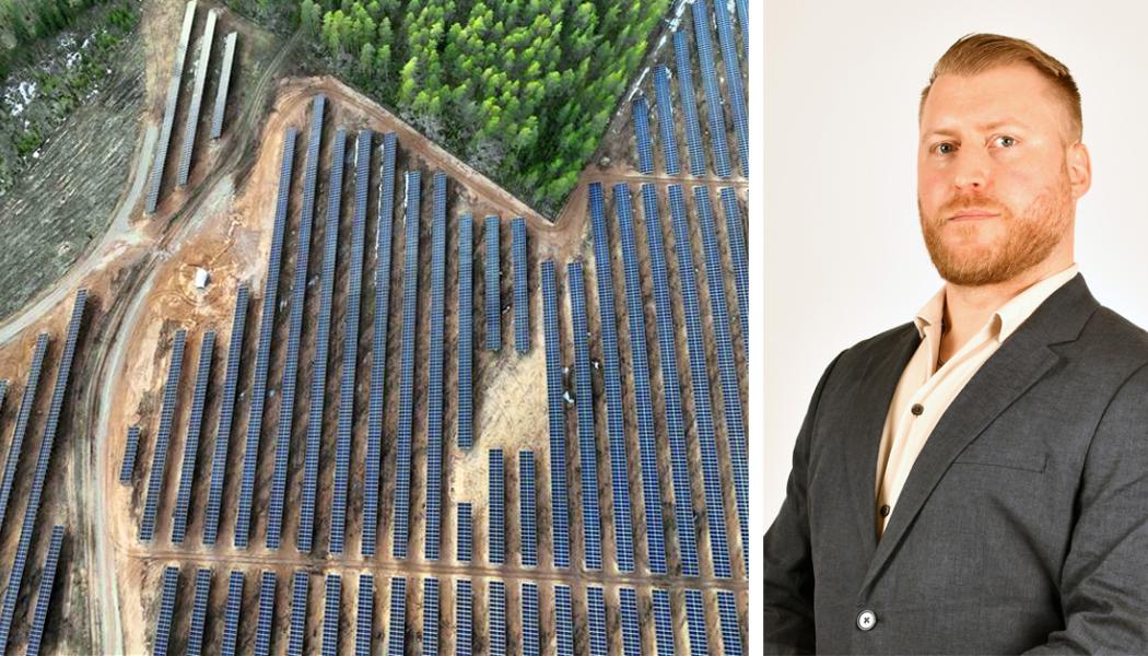 Solpark. Pressbild: Soltech Energy & Nordic Solar