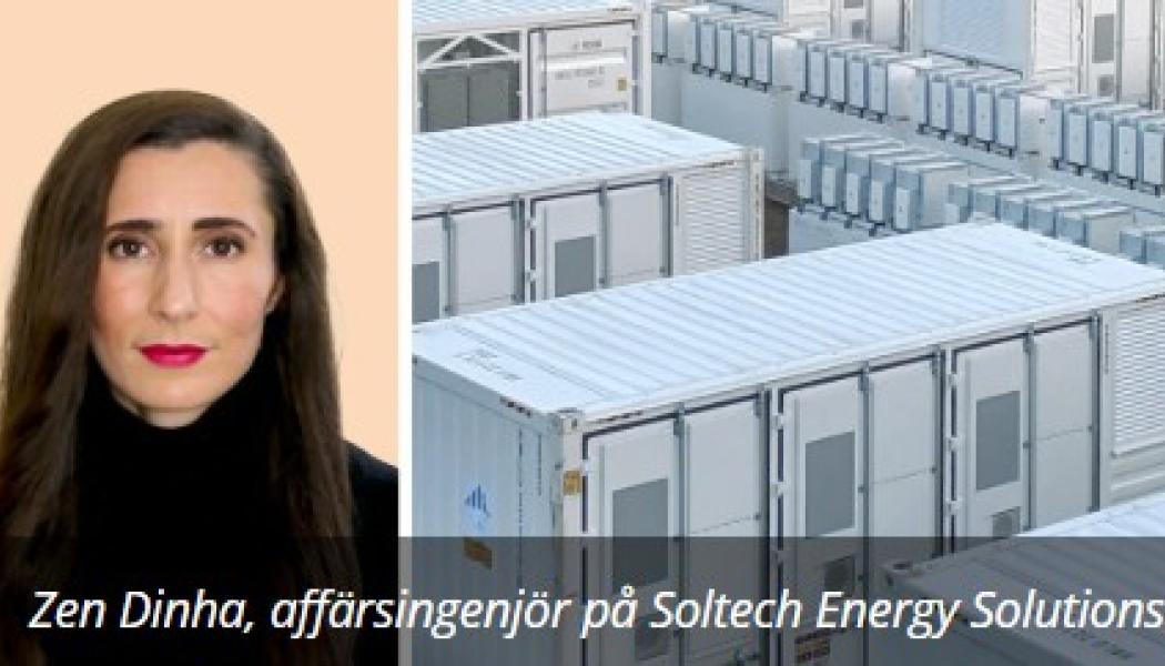 Zen Dinha, affärsingenjör på Soltech Energy Solutions. Pressbild: Soltech Energy / It-hållberhet