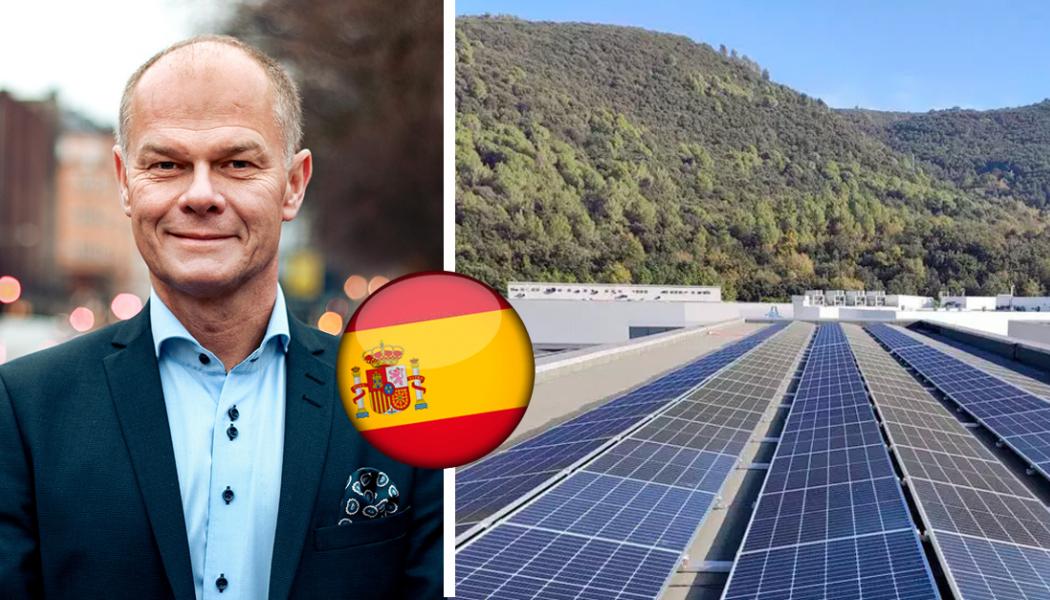 Stefan Ölander, vd på Soltech Energy. Foto: Soltech Energy
