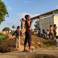 Elförsörjning utanför fasta elnätet i Ngwerere i utkanten av Zambias huvudstad Lusaka, via Beyond the Grid Fund for Africa som erbjuder resultatbaserad finansiering. Foto: Sida