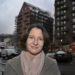 Hanna Rüdel, ny VD för solhybridföretaget Samster. Foto: Tommy Holl