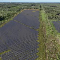 100 MWp solpark i Finland. Pressbild: Alight