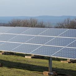 Zwartowo i Polen är en av Centraleuropas största solparker med en kapacitet på 204 megawatt peak. Foto: Goldbeck Solar