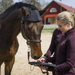 Laura Hirvinen, Sporthästkliniken Häljeby. Pressbild: Energikontoret i Mälardalen