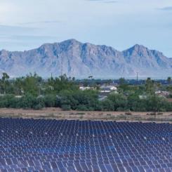 Ørsteds numera sålda Eleven Mile Solar Center i Mesa, Arizona. Foto: Ørsted