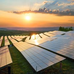 Solceller. Pressbild: Uniper